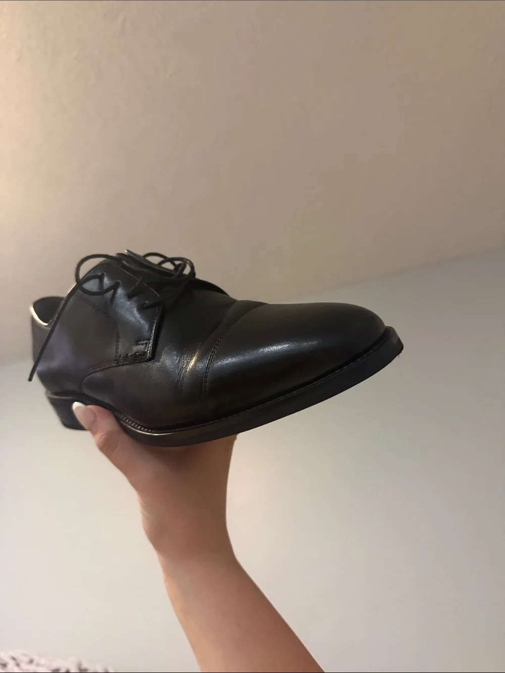 Cole Haan polished black